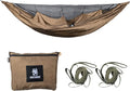 OneTigris KOMPOUND Camping Hammock with Net Lightweight Portable Hammock with Warm Internal Cover &amp Tree Friendly Straps for Backpacking Camping Hiking Travel Beach Backyard