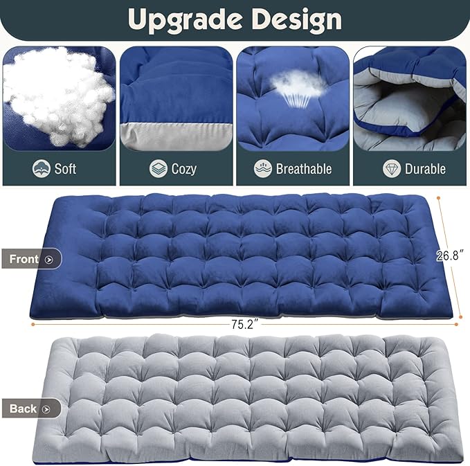 MOPHOTO Folding Camping Cot for Adults Heavy Duty Sleeping Cot for Adults Portable Sleeping Bed Outdoor Cot Bed for Home Camp Office Use
