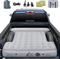 Heavy-Duty 5.5-5.8ft Truck Bed Air Mattress with Built-In Pump - Versatile Indoor &amp Outdoor Inflatable Truck Bed Mattress - Leak-Resistant mattress full size Extra Large Carry Bag for Camping