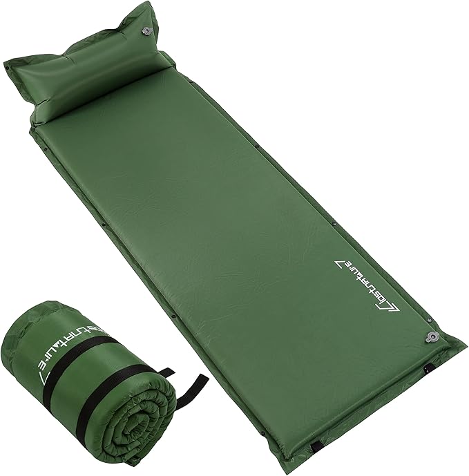 Clostnature Self Inflating Sleeping Pad for Camping - 1.5/2/3 inch Camping Pad Lightweight Inflatable Camping Mattress Pad Insulated Foam Sleeping Mat for Backpacking Tent Hammock
