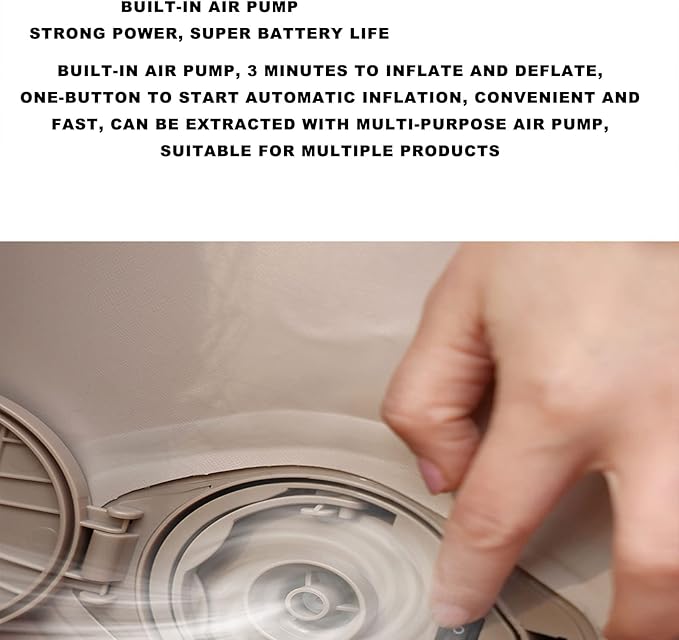 Inflatable Sofa Single Outdoor Portable Automatic Air Mattress Suitable for Outdoor Camping Camping Family