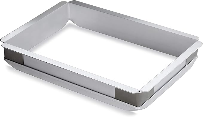 New Star Foodservice 42597 Aluminum Sheet Bun Pan Extender 9 x 13 inch (Quarter Size)