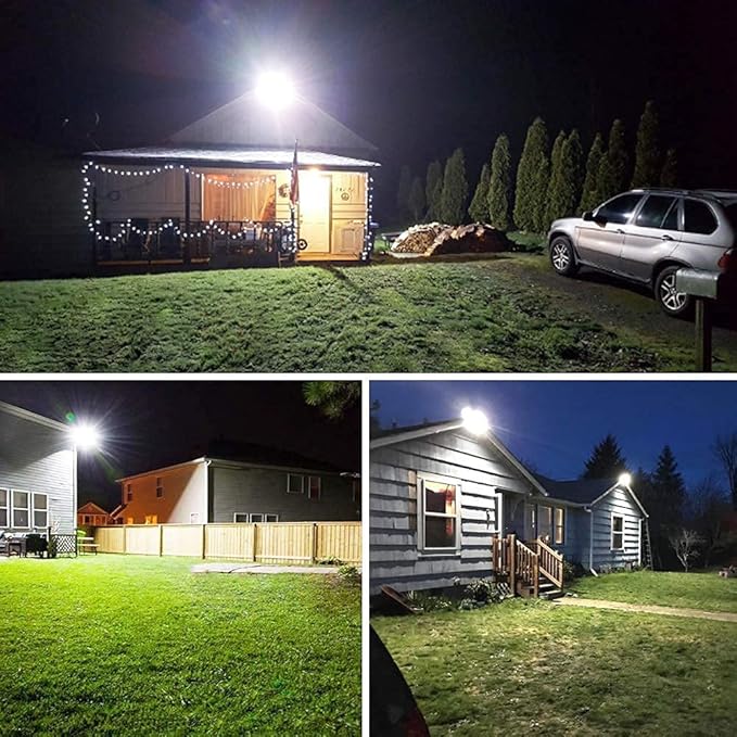 150W LED Flood Light Outdoor12000lm LED Work Lights with PlugIP66 Waterproof Security Lights6500K Daylight White floodlight for Basketball Court Parking Lots Playground Yard