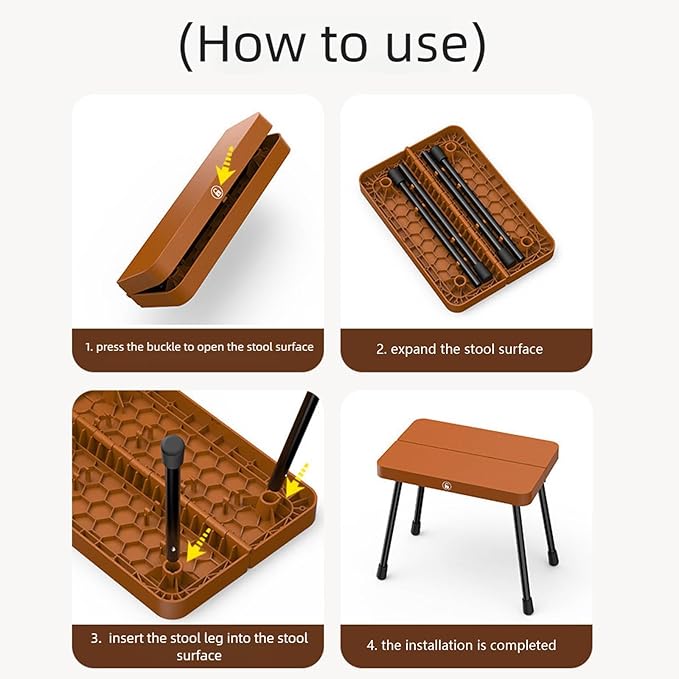 Folding Stool Travel Stools Portable Folding Camping Stool Light Weight Little Chair for Hiking Beach Garden Chair