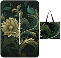 Zipper Dark Green and Green Style Style Picnic Mat Suitable for Travel Camping Park Or Home Use