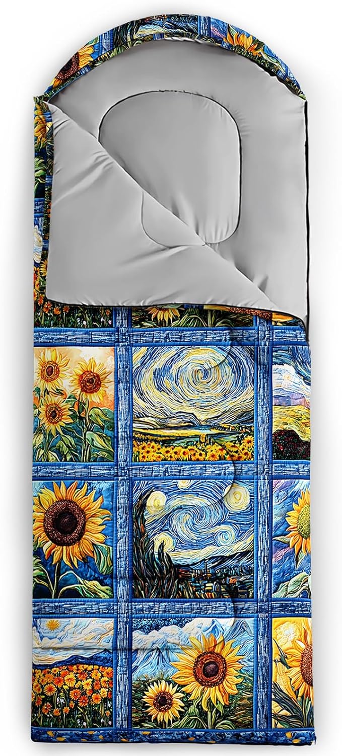 QOOMO Camping Sleeping Bags3 Season Warm &amp Cool WeatherLightweightWaterproof Sleeping Bags for Adults &amp KidsTravelingand OutdoorsCamping Gear Equipment