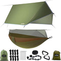 Sunyear Camping Hammock Portable Single &amp Double Hammock with Net 2 Person Hammock Tent with 2 * 10ft Straps Best for Outdoor Hiking Survival Travel