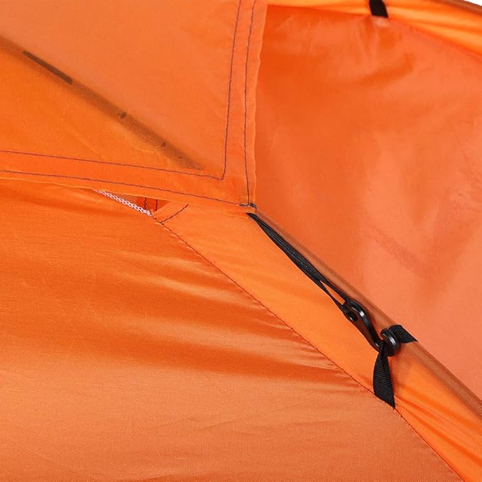 Pocreation Portable Tent Namiot 2 Osoby 1 Personne Made 1 Personne Namiot 2 Osoby of Fiberglass and Oxford Suitable for Camping Fishing Climbing Single Layer Tent with Round Door 3