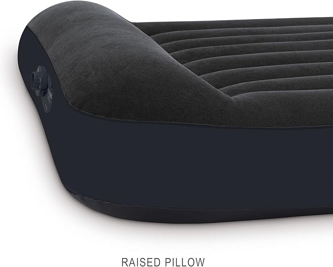 INTEX Dura-Beam Standard Pillow Rest Air Mattress: Fiber-Tech
