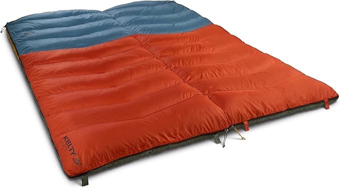 Kelty Galactic Down 30 Degree Sleeping Bag 550 Fill Power RDS Trackable Down Backpacking and Camping Zip Together for 2P Sleeping Bag