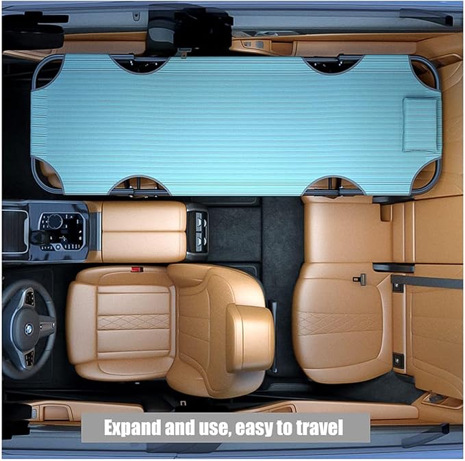 Car Travel Bed Universal Non-Inflatable Car Travel Bed for Rear Seat – Folding Cushion for Co-Pilot Office and Outdoor Camping Use