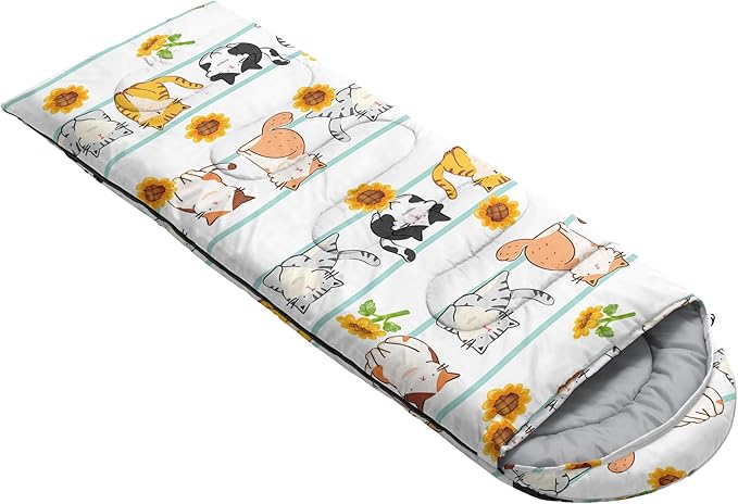 BailiPromise Camping Sleeping BagsMermaid Horse Butterfly Starry Sky 3 Season Warm &amp Cool WeatherLightweightWaterproof Sleeping Bags for Adults &amp KidsTravelingand OutdoorsCamping Gear Eq