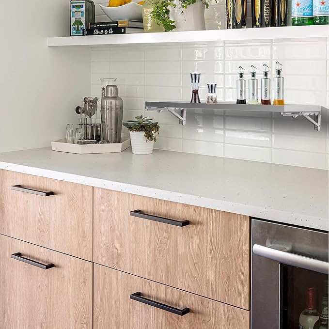 Concession Shelf 47.2 L x 12 W Folding Concession Shelf for Food Truck Stainless Steel Drop Down Folding Serving Food Shelf Stand for Concession Windows