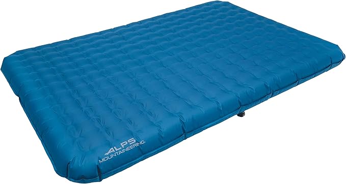 ALPS Mountaineering Vertex Air Bed Twin or Queen Inflatable Mattress Versatile Pump Included