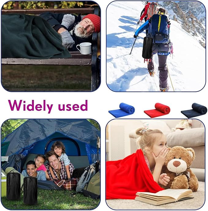 Fleece Sleeping Bag Liner Sleeping Sack Adult Travel Sleeping Bag Sheets Lightweight Travel Camping Sheet 71 in x 32 in Unisex Adult