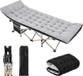 Yaheetech Folding Camping Cot Portable Outdoor Bed for Adults w/Mat &amp Storage Bag &amp Carry Bag Heavy Duty Cots for Outdoor Travel &amp Office/Home Nap