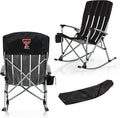 Picnic TIME NCAA Unisex-Adult NCAA Outdoor Rocking Camp Chair XL Heavy Duty Camping Chair for Adults