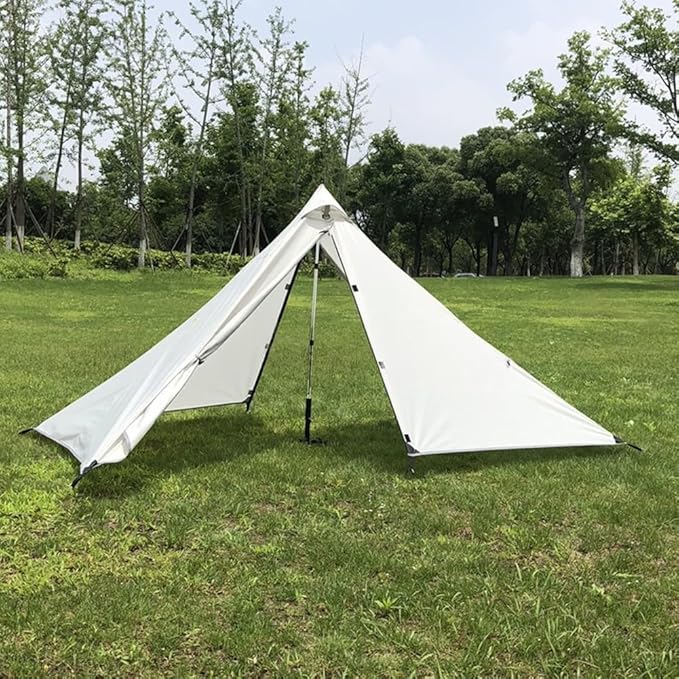Ultra-Lightweight Pyramid Camping Tent Waterproof All Season Camping Pyramid Tent Easy Setup Hiking Tent for Scouts Trekker Camping