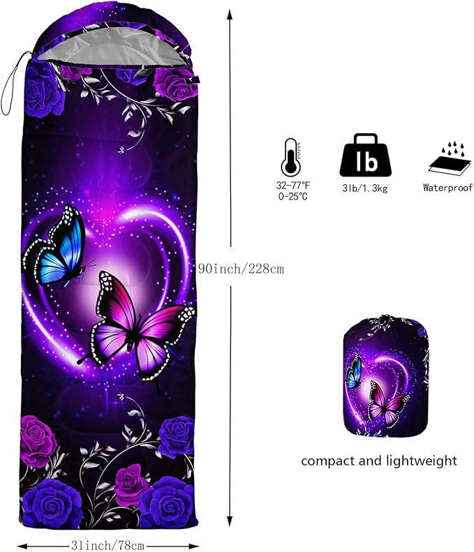 Teen GirlsWomensKidsBoysAdult Sleeping Bag