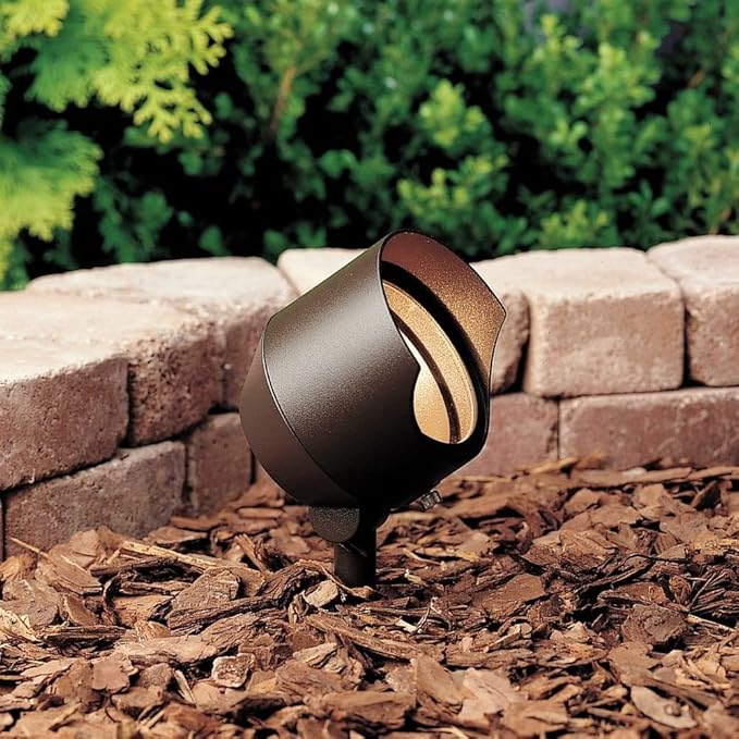 Kichler 15381AZT Accent 1-Light 12V Textured Architectural Bronze