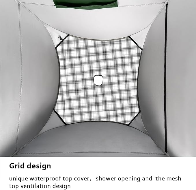 ROPODA Pop Up Tent 83inches x 48inches x 48inches Upgrade Privacy Tent Porta-Potty Tent Includes 1 Removable Bottom 8 Stakes 1 Removable Rain Cover 1 Carrying Bag