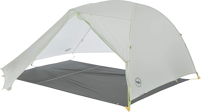 Big Agnes Tiger Wall Platinum Backpacking Tent - Lighter Than Ultralight 3-Season Semi-Freestanding Double Door Tent