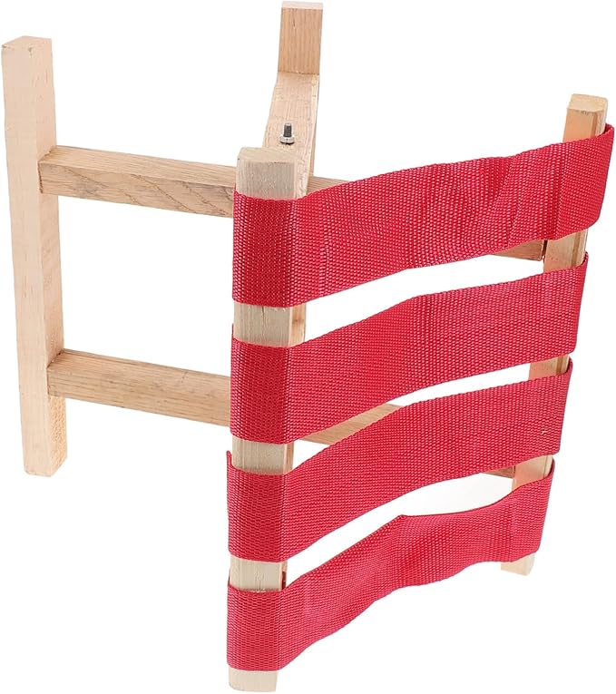 SUPVOX Outdoor Folding Stool Angler Sitting Bench Compact Portable Wooden Camping Fishing Picnic Seat