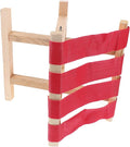 SUPVOX Outdoor Folding Stool Angler Sitting Bench Compact Portable Wooden Camping Fishing Picnic Seat