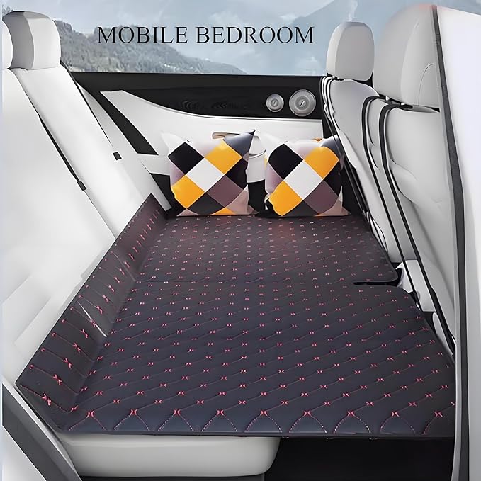 Folding Portable Car Bed MattressNon-Inflatable Car Back Seat BedCar Travel Camping Mattress for Sleeping Car/SUV/Truck
