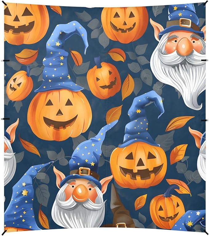 Beach Tent Sun Shelter Halloween Hat Pumpkin Dwarf Lightweight &amp Easy Setup Beach Shade Canopy for Camping Fishing