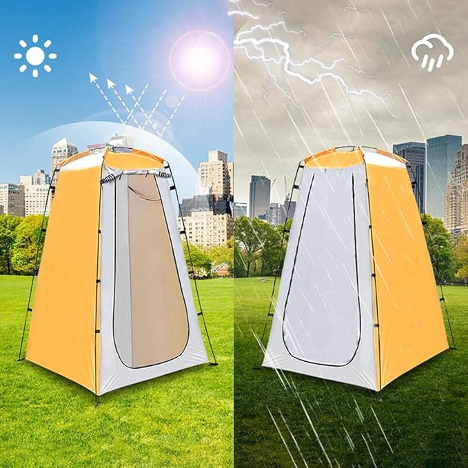 Outdoor Tent Portable Outdoor Shower Dressing Toilet Tents for Camping Beach Changing Room Shelter Canopy