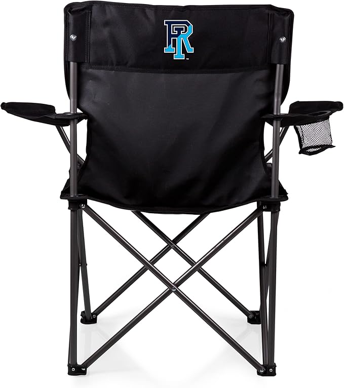 Picnic TIME NCAA PTZ Camp Chair Picnic Chair Beach Chair with Carrying Bag (Black)