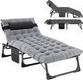 Slsy Folding Bed with Mattress Cot Size Foldable Guest Beds Hideaway Cot for Adults Portable Fold up Bed with Adjustable Positions for Home Office Indoor Outdoor