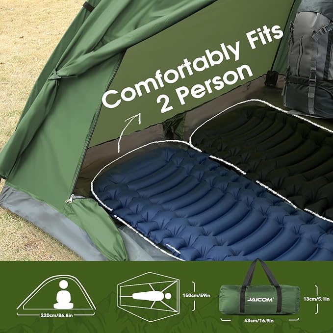 1/2/4 Person Camping Tent - Lightweight Backpacking Tent Waterproof Windproof Easy Setup Hiking Tent Suitable for Outdoor Family Camping Hunting Mountaineering Travel