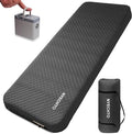 Self Inflating Sleeping Pad for Camping 4 Extra-Thick Memory Foam Camping Mattress with Electric Pump Fast Inflate &amp Deflate 9.5 R-Value Insulated Camping Pad for Car Travel Tent Cot Grey