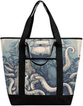 Insulated Shopping BagLarge Reusable Cooler Bags And Friends Printed Foldable Shopping BagTravel Waterproof Shoulder Bag