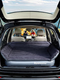 SUV Air Mattress with Wireless Removable 3-in-1 Built-in Pump &amp Mattress 'Wings' | 7-inch Height Car Mattress for Mid/Large SUVs Trucks Minivans Supports 660lbs – Ideal for Road Trips &amp Cam