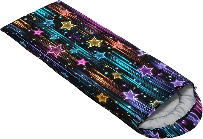 QOOMO Camping Sleeping Bags3 Season Warm &amp Cool WeatherLightweightWaterproof Sleeping Bags for Adults &amp KidsTravelingand OutdoorsCamping Gear Equipment