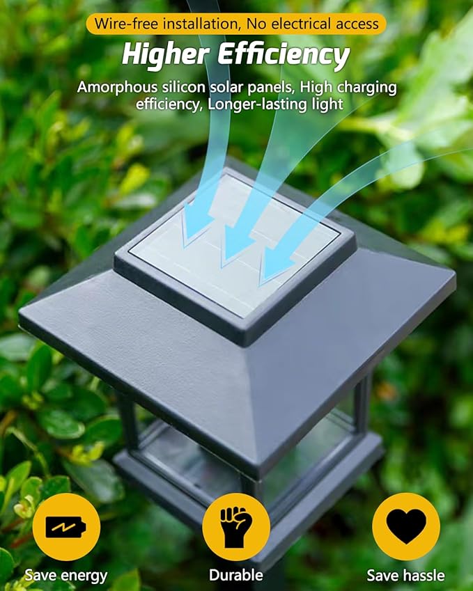 Albelt Solar Pathyway Lights Outdoor 8 Pack Waterproof Solar Garden Lights with Auto On/Off Landscape Lighting for Garden Yard Pathway Patio Driveway Decor