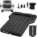 Umbrauto Heavy-Duty SUV Air Mattress w/Quick-Inflate Car Pump| Durable 2-Chamber Inflatable Van Sleeping Bed for Camping &amp Travel Leakproof PVC Flocked Top
