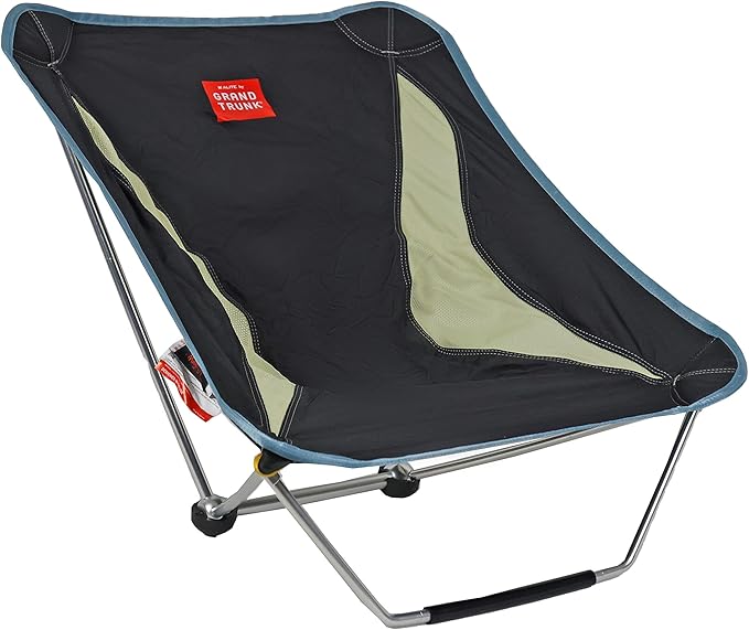 Grand Trunk Mayfly Low Profile Ground Chair – Lightweight Packable &amp Reclining Festival Chair Quick Setup Stable &amp Versatile for Camping Concerts Beach &amp Outdoor Events