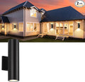14inch Outdoor LED Wall LightsDay White 4000K 1800LM Up&ampDown Outdoor Wall Light Aluminum Body Waterproof IP65 E26 Base led Porch Light for Wall Patio Garage Garden.