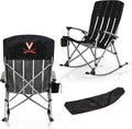 Picnic TIME NCAA Unisex-Adult NCAA Outdoor Rocking Camp Chair XL Heavy Duty Camping Chair for Adults