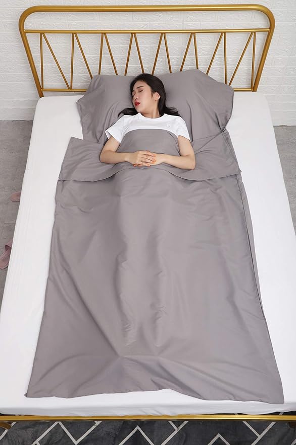 JITTY Sleeping Bag Liner Travel Sheet for Business Camping Backpacking Hiking Mountain Climbing Home Hostels Train 83x45