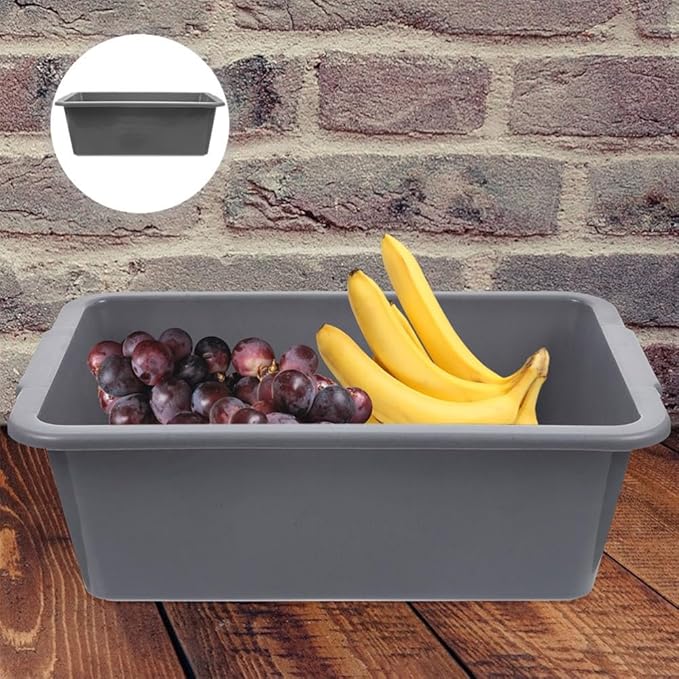 Thickened Plastic B Sink Container Buckets Tub for Dishes Food Washing Bowl