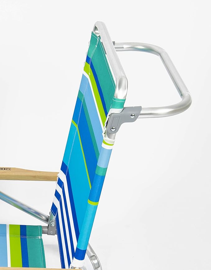 Rio Beach Classic 5-Position Lay-Flat Folding Beach Chair