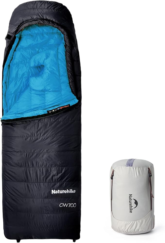 Naturehike 0 Degree Ultralight Down Sleeping Bag for Adults 650 Fill Power Backpacking Cold Weather Sleeping Bag with RDS Down -2℉ / 18℉ Sleeping Bags for Camping Hiking