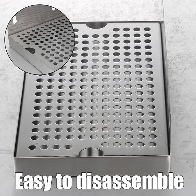 Sturdy Nonrust Steel Drip Tray for Wine Bottles Frying Pan Perfect for Cafes Restaurants and Household Accessory Tray