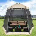 Alvantor Pop-Up Pod Screen House Room Camping Tent Outdoor Canopy Pop Up Sun Shade Hexagon Shelter Mesh Walls Not Waterproof 10'x10' Patent
