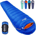 Down Sleeping Bag for Adults 0 Degree Warm Winter Mummy Lightweight Compact Outdoor Sleeping Bag for Camping Backpacking Hiking Cold and Warm Weather with 600 Fill Power Down